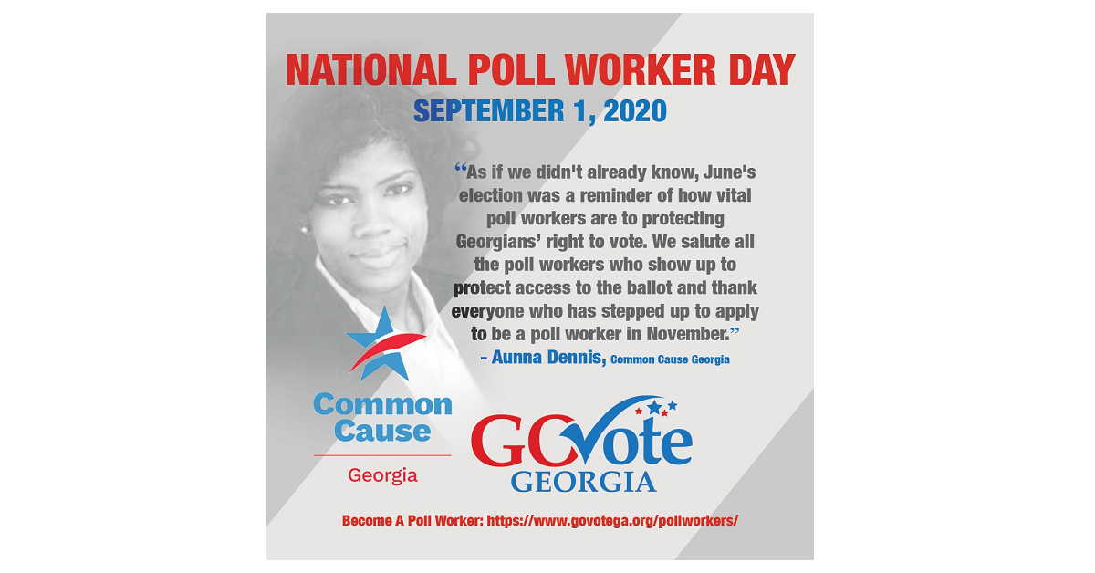 Poll workers are the backbone of our election system, and needs