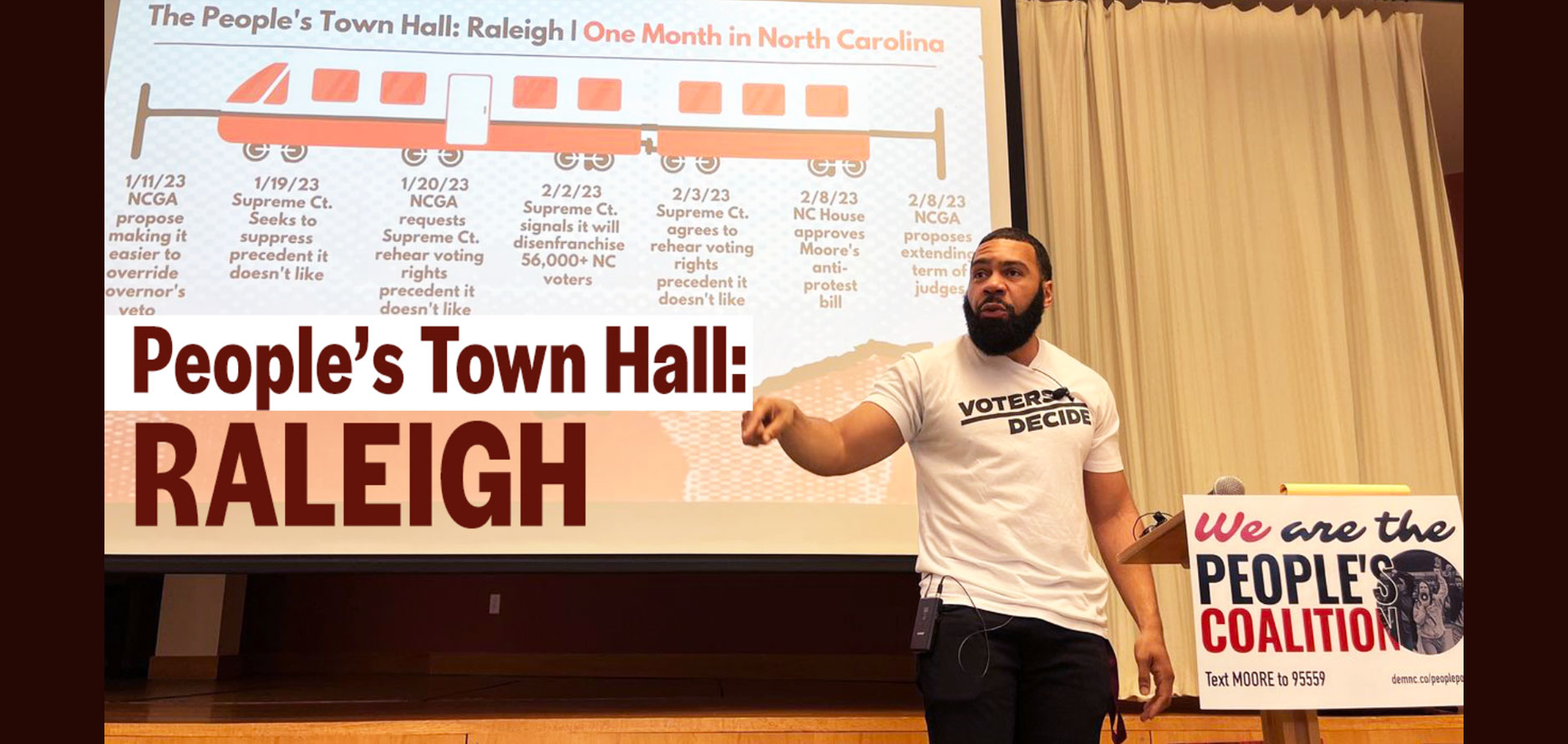 People’s Town Hall in Raleigh North Carolinians share their views on