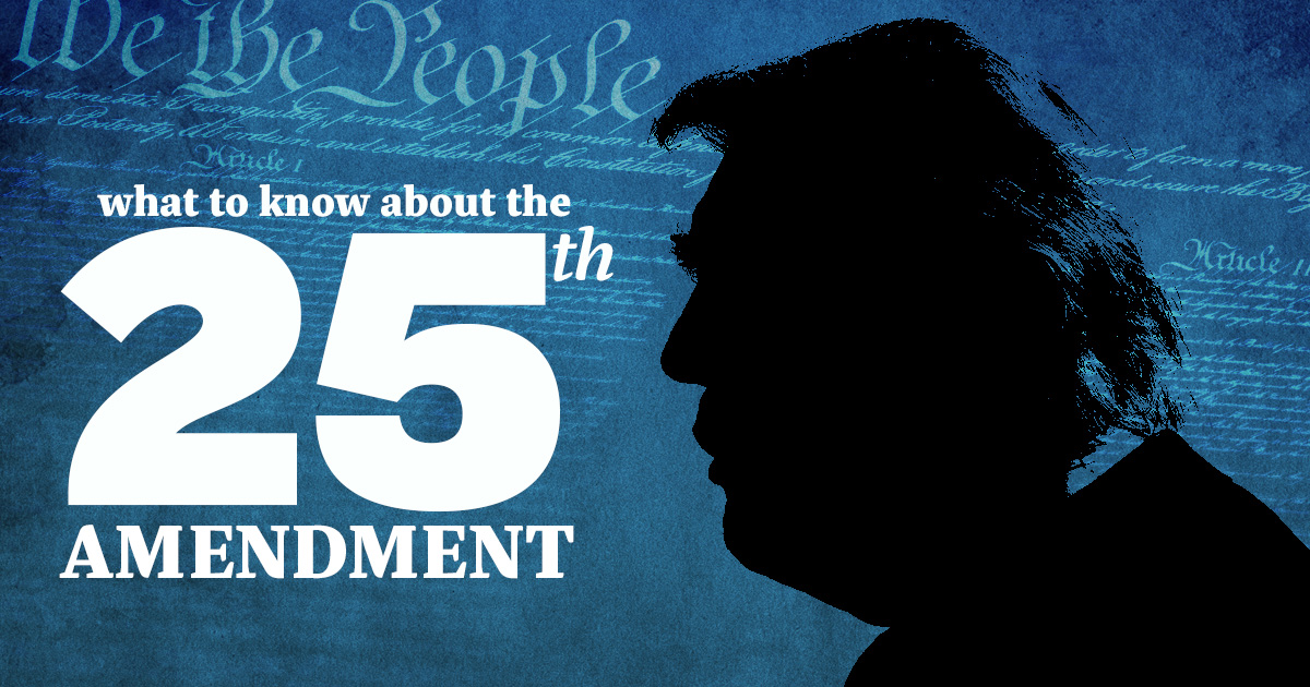 What To Know About The 25th Amendment Common Cause
